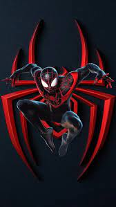 spiderman black hd phone wallpaper