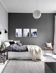 bedroom interior gray bedroom walls