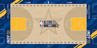 2024 nba all star game court design for