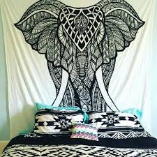 Elephant Tapestry Wall Hanging Mandala