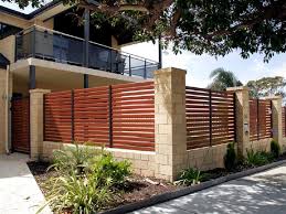Minimalist aluminum fence in grey. Security Fence Ideas For The Home And Garden Archi Living Com
