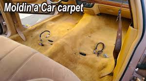how to mold a car carpet like original