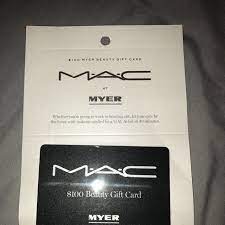 100 mac makeup gift card selling for