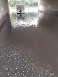 South Edinburgh Road Submerged In Water