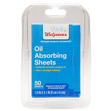 walgreens 50 oil absorbing sheets