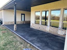 Black Concrete Stain Diy Projects For