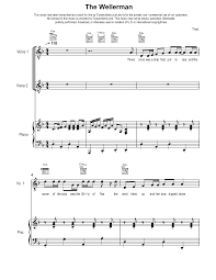 Free sheet music for piano. Tunescribers The Wellerman Sheet Music