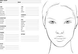 makeup face chart images browse 4 622