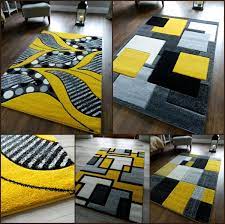 grey yellow modern area rug luxurious