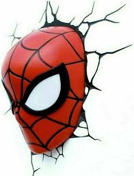 Marvel Avengers 3d Wall Light Spider