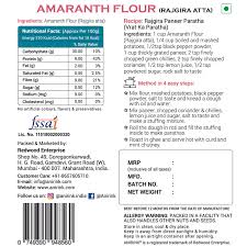 amaranth flour rajgira atta 500gm