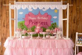peppa pig princess birthday party