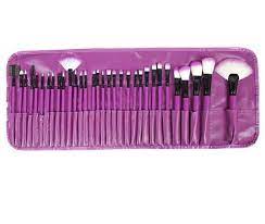 purple makeup brushes for face 32