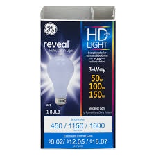 Save On Ge Reveal Light Bulb 3 Way 50 100 150 Watt Order Online Delivery Giant