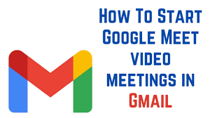 google meet video meetings in gmail