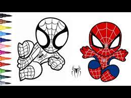 Also, play doh video.thanks for watching and have a good time! Cute Baby Spiderman Marvel Colouring Pages Fun Markers Colouring Spiderman For Kids Toyjoy Art Youtube