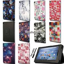 10 best kindle fire 7 cases of february 2021. For Amazon Kindle Fire 7 Hd 8 Hd10 With Alexa Smart Leather Stand Cover Case Ebay