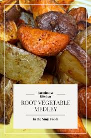 root vegetable medley in the ninja