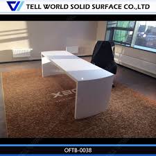Some popular manufacturing brands include wilson art, formica axis office provides white glove delivery service by professionaly trained staff. China Elegant Curved S Shaped High Gloss White Office Desk For Office Furniture China White Office Desk Office Table