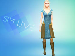 the sims resource qarth dress daenerys