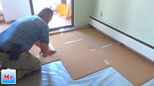 how to install cork underlayment for