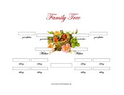 3 Generation Family Tree With Siblings Template Free