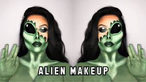 alien makeup tutorial halloween 2020