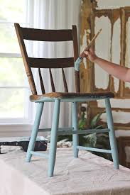 painted chair for outdoors love grows
