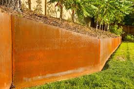 Rusted Metal Hardscaping Services Utah