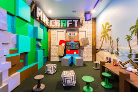 minecraft game room transitional