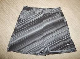 Details About Nike Golf Black Gray Diagonal Striped Stretch Blend Skirt Womens Size 4