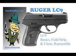 ruger lc9 basics field strip clean