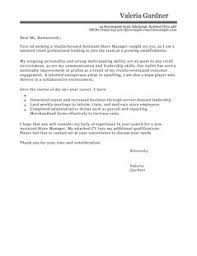 Retail Sales Assistant Cover Letter Sample