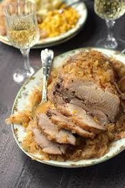 sweet and tangy slow cooker pork and