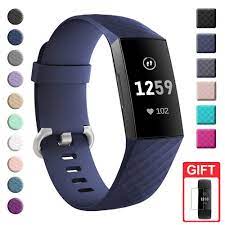 Silicone Dây Đeo Silicon Thoáng Khí Cho Đồng Hồ Thông Minh Fitbit Charge 3  / Charge 4