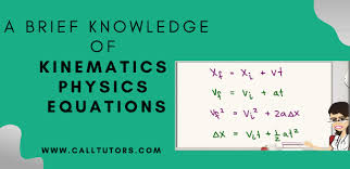 Kinematics Physics Equations