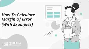 how to calculate margin of error with
