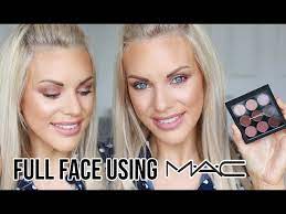 full face using mac makeup you