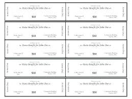Ticket Sheet Template Free Printable Templates Raffle Excel Outline