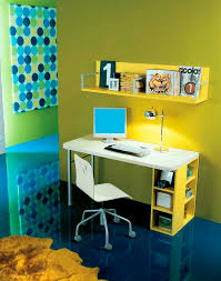The modern curvilinear design is ideal for kids' rooms, dorm rooms or any student's workspace. Design Kids Study Room Interior Living Room Design Ideas