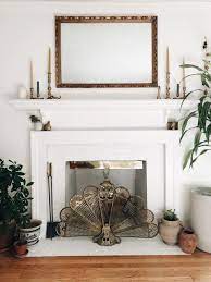 How To Paint Your Fireplace White And