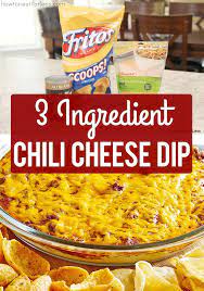 3 ing chili cheese dip how to