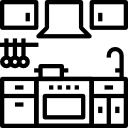 These icons are a great resource for iconography that cannot be affected by how often pixel densities change. Kitchen Icons 35 326 Free Vector Icons
