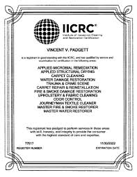 an iicrc certified restoration firm