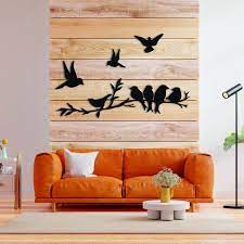 Birds Sign Wall Art Living Room Wall