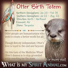 Zodiac compatibility can often become complicated, taking into account the year, the place, plus the exact time you and your partner were born on. Otter Totem Native American Zodiac Signs Birth Signs