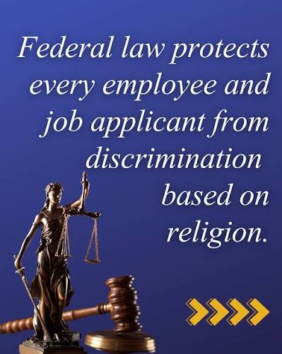 legal poster on religious accomodation