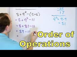 Of Operations With Exponents Pemdas