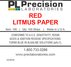 Blue Litmus Test Paper Precision Laboratories