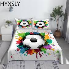 Mannifang Soccer Football Bed Sheet Set